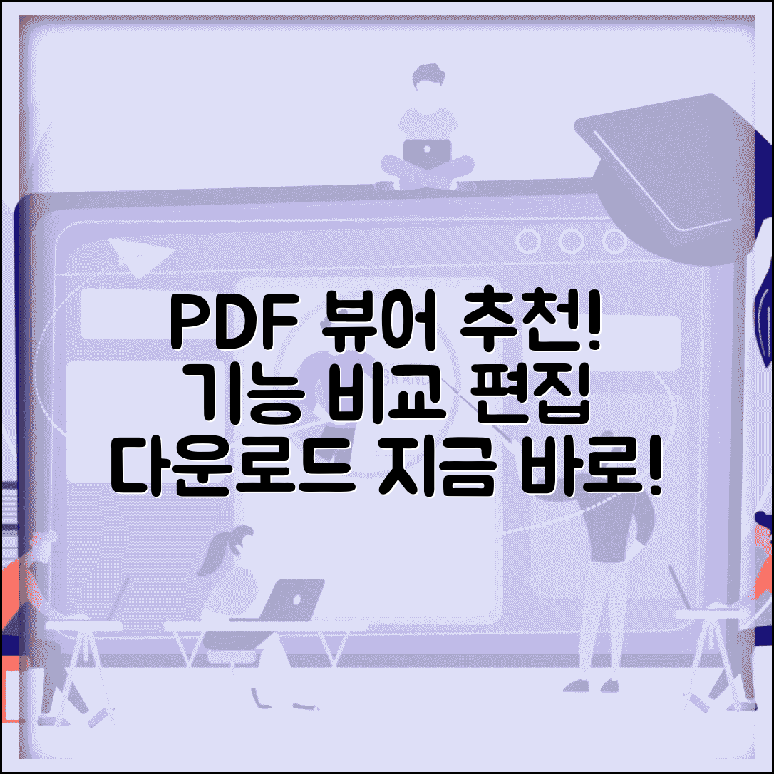 pdf 뷰어 다운로드 추천 프로그램 | 기능별 비교분석 | 편집 도구 활용