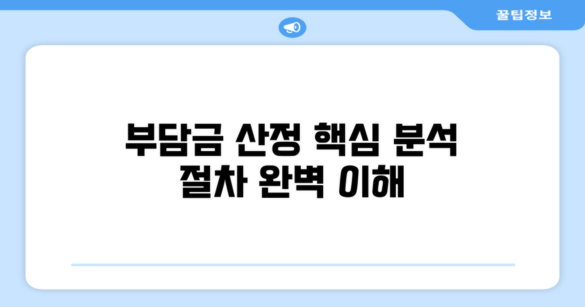 부담금 산정 방식과 절차 분석