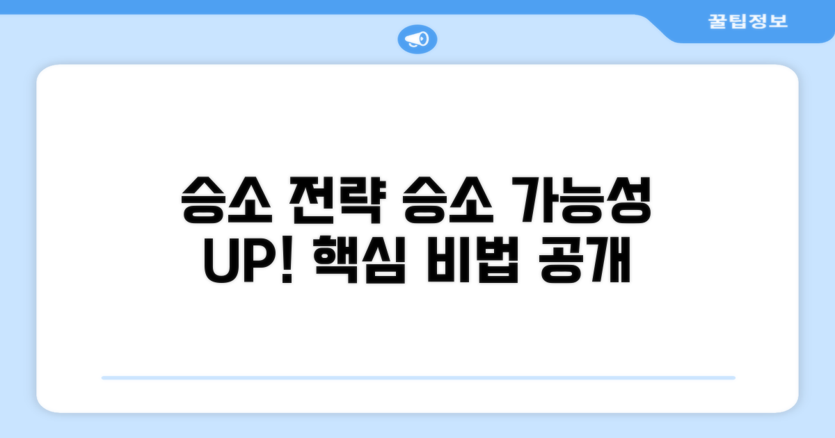 승소 가능성 높이는 핵심 전략