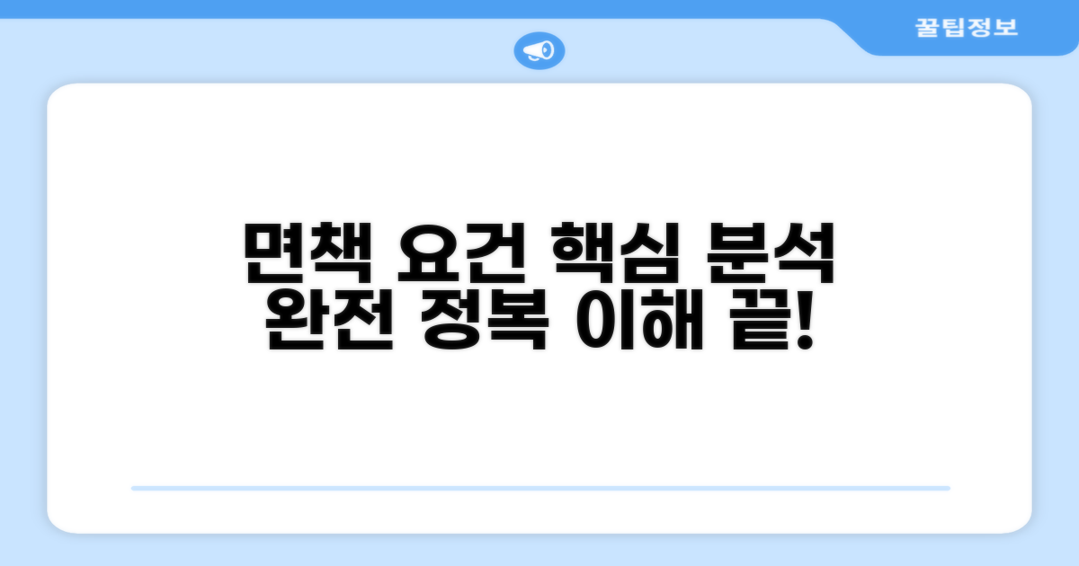 면책 요건 완전 분석