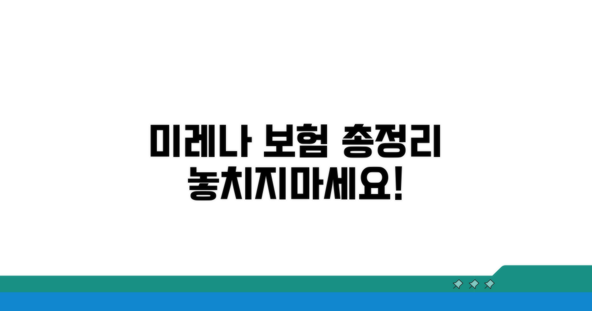 미레나 보험 적용 핵심 정보