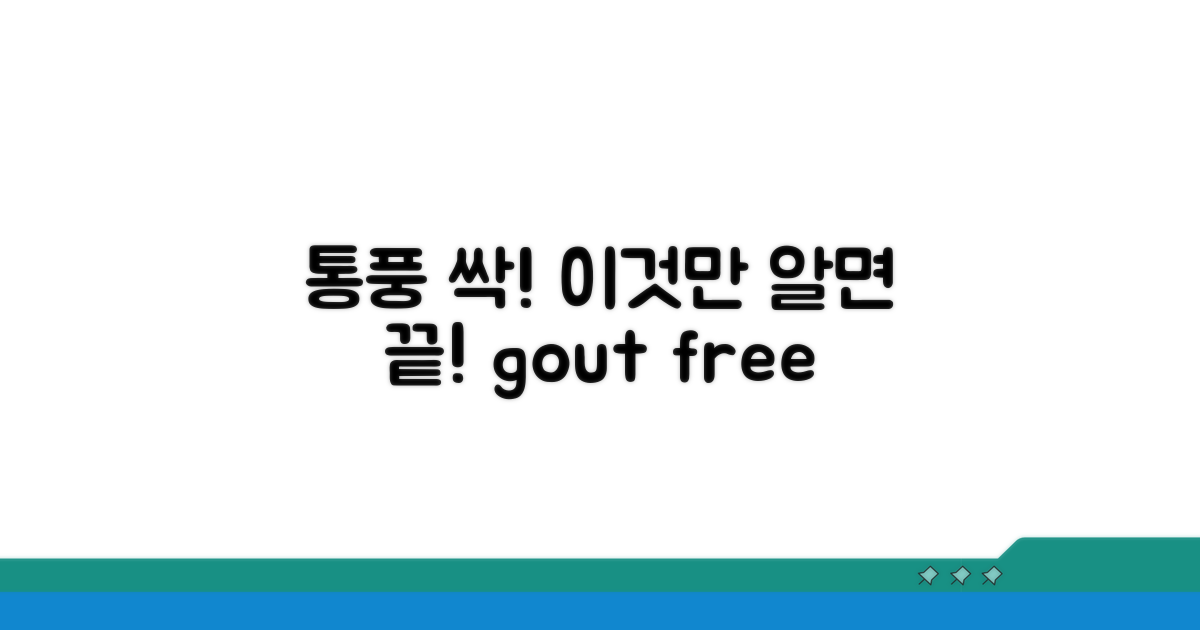 통풍 예방 위한 식단 조절 방법