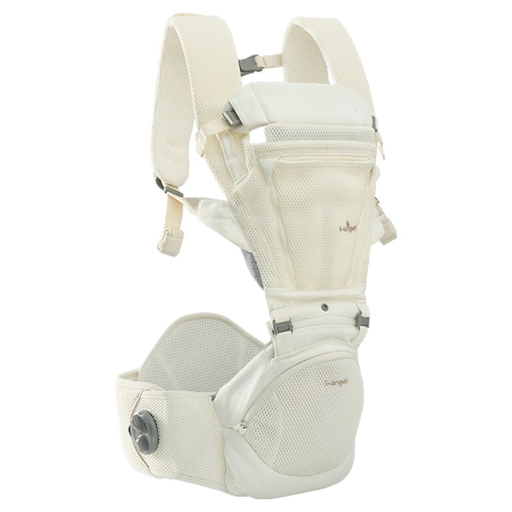 아이엔젤 올인원 닥터다이얼 폴드 에어 힙시트 아기띠, 아이보리 상세 이미지 1