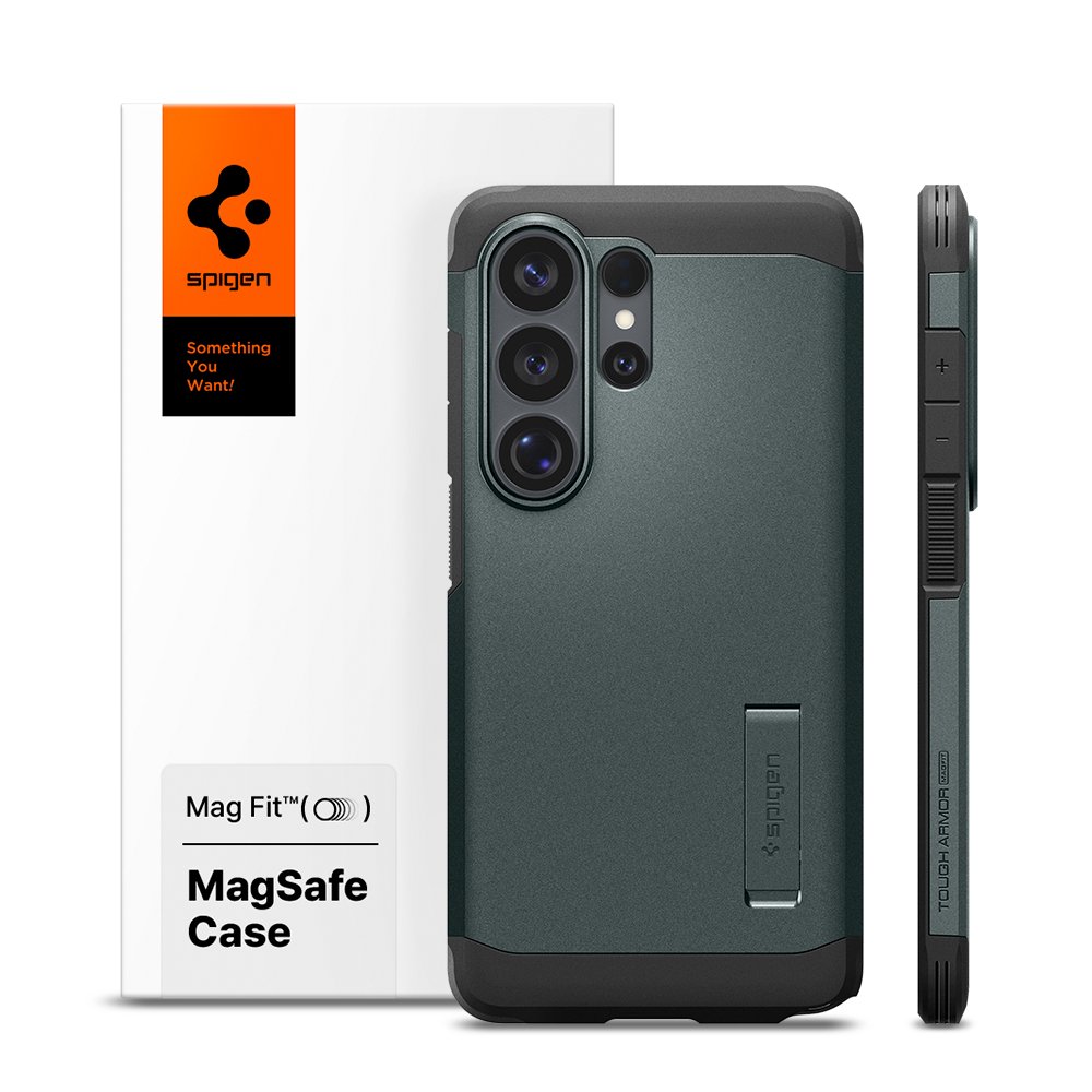 슈피겐 갤럭시 맥세이프 케이스 터프아머맥핏 어비스그린, 갤럭시S26 울트라 상세 이미지 1