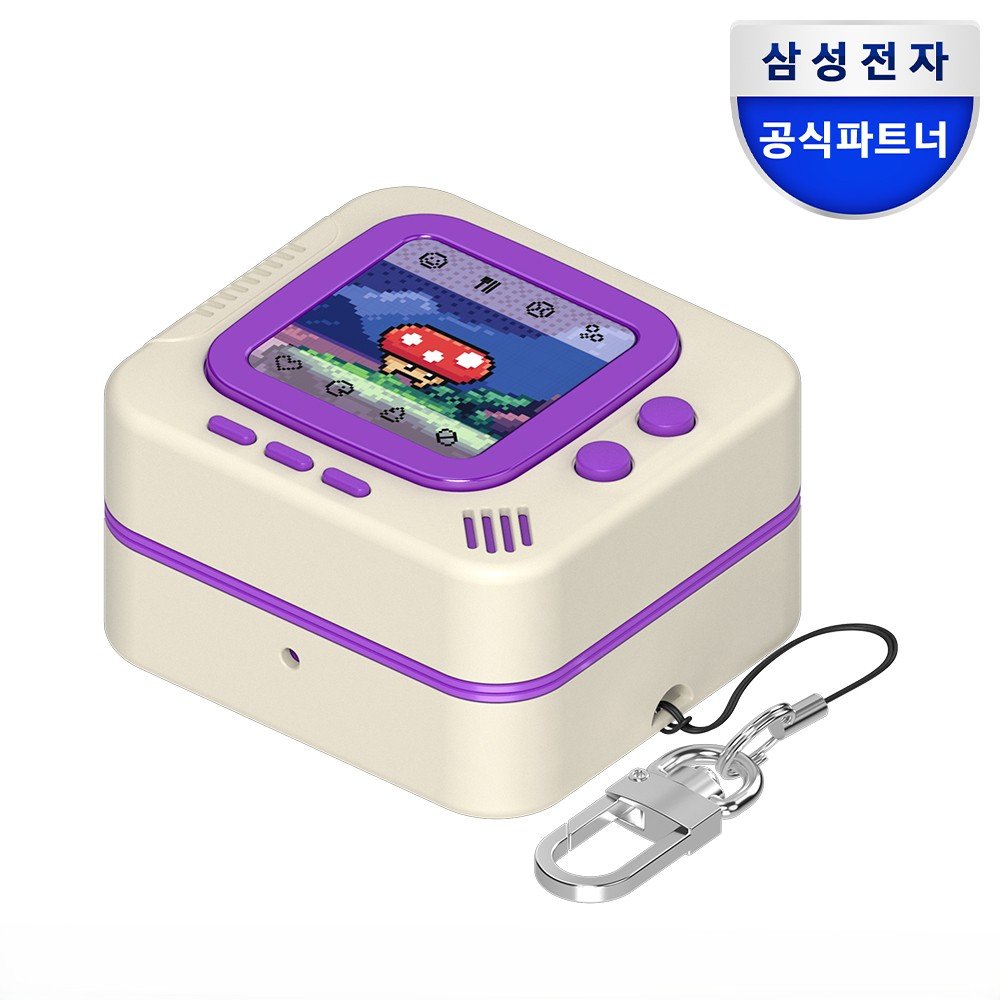 삼성 갤럭시 버즈4 버즈4프로 케이스 레트로 픽셀 숲 커버 상세 이미지 1