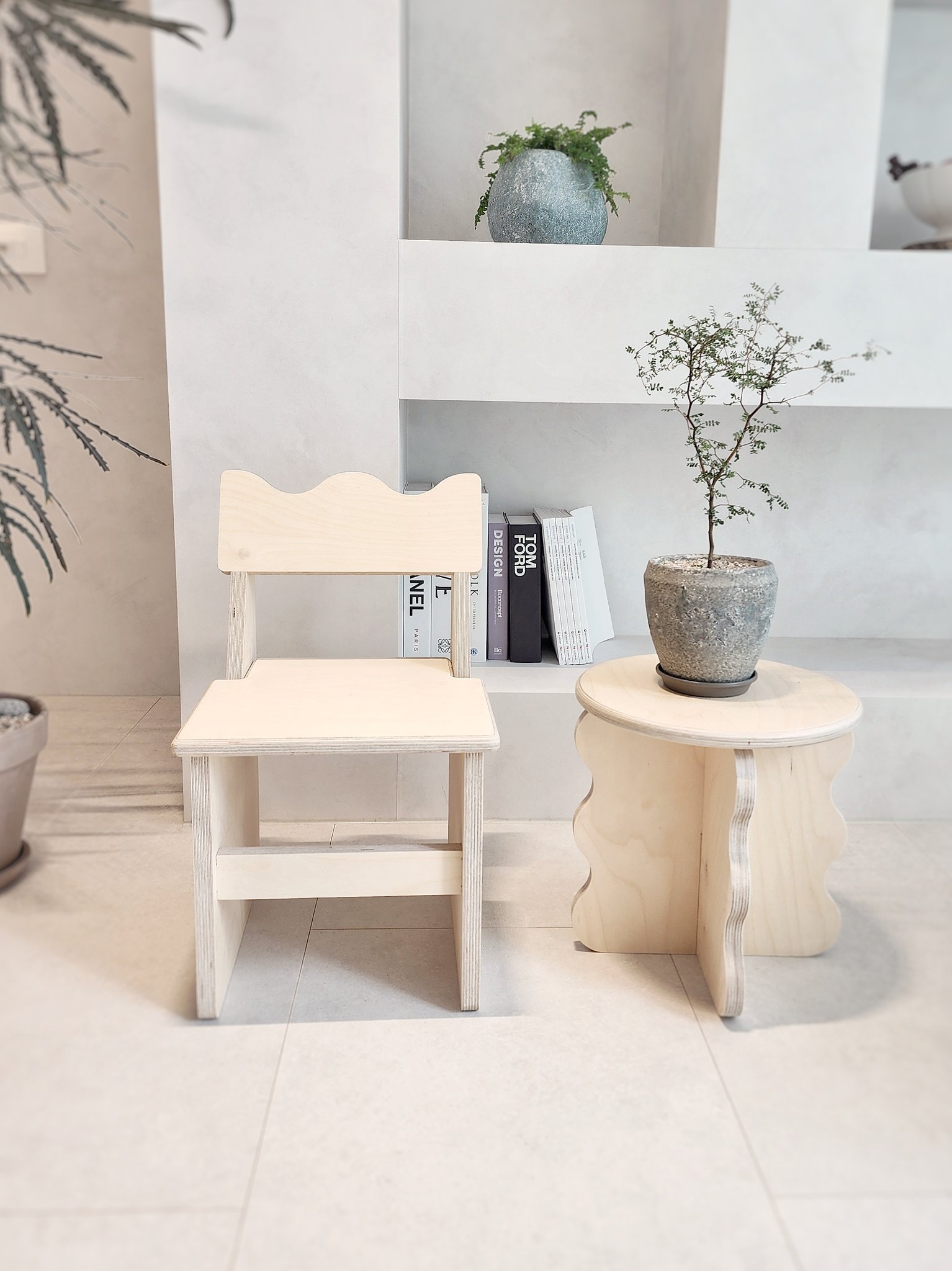 재니쓰홈 웨이브 유아 의자 아기 원목 책상의자 자작나무 등받이 상세 이미지 2