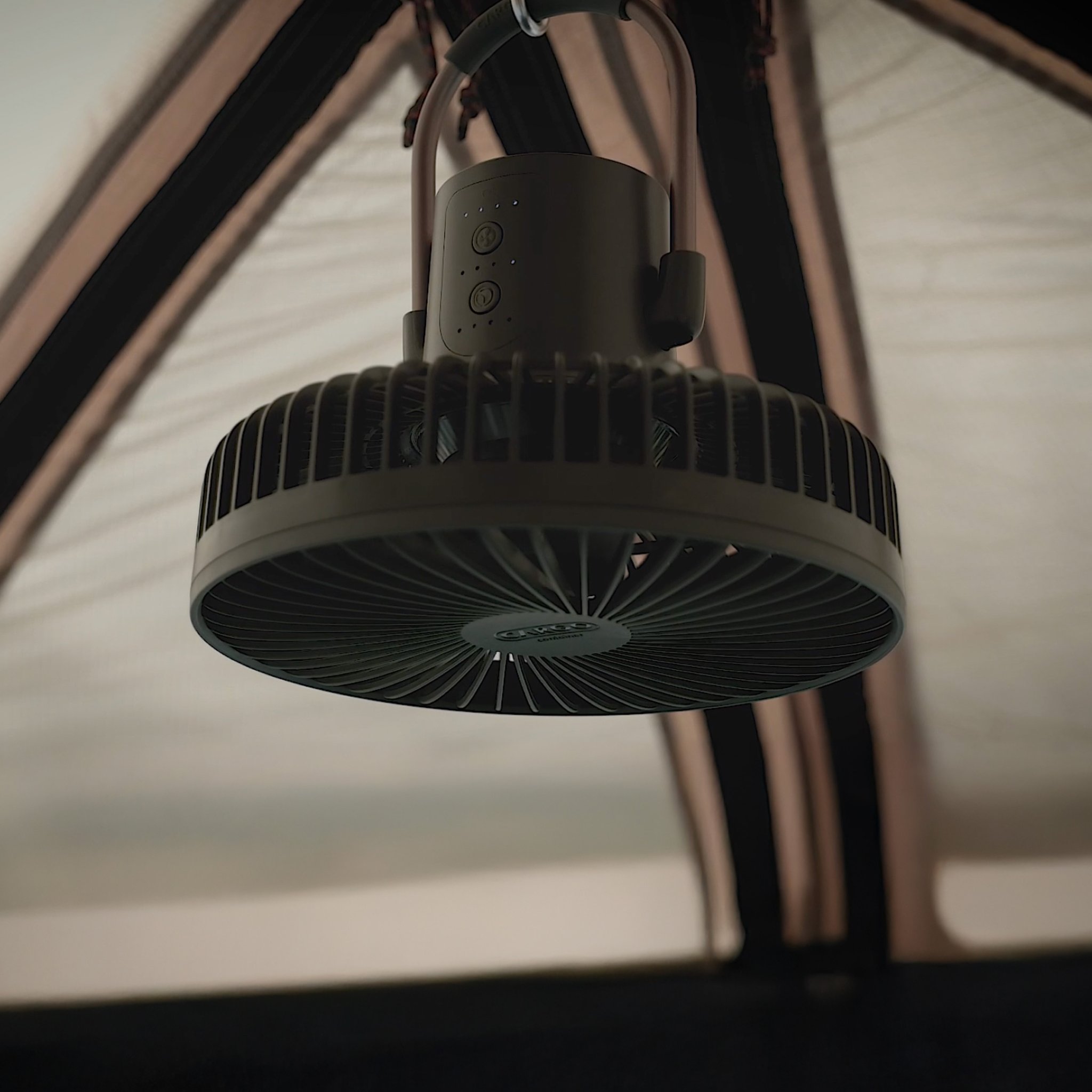 카고컨테이너 캠핑 선풍기 멀티팬 L 라지 캠핑용 무선 서큘레이터 카키 상세 이미지 1